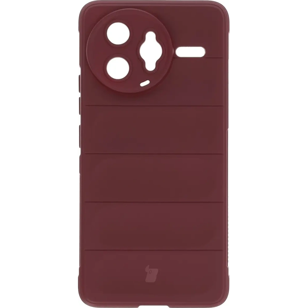 Pancerne etui Bizon Case Tur do Xiaomi Poco F7 Ultra burgundowe