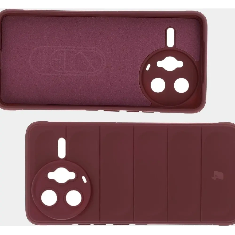 Pancerne etui Bizon Case Tur do Xiaomi Poco F7 Ultra burgundowe