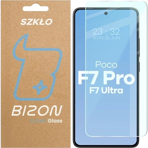 Kup Szkło hartowane Bizon Glass Clear 2 do Xiaomi Poco F7 Pro / F7 Ultra - BIZ9051 - {ean13} - Sklep Home Screen
