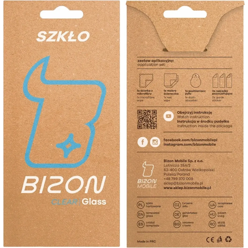 Szkło hartowane Bizon Glass Clear 2 do Xiaomi Poco F7 Pro / F7 Ultra