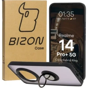Kup Bizon Case Hybrid Gyűrű Realme 14 Pro Plus 5G füstös fekete kerettel - BIZ9052 - {ean13} - Sklep Home Screen