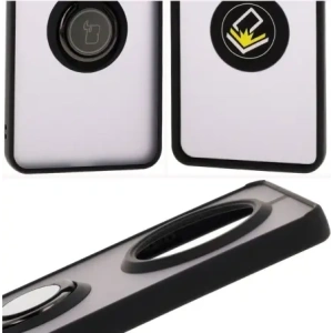 Kup Bizon Case Hybrid Gyűrű Realme 14 Pro Plus 5G füstös fekete kerettel - BIZ9052 - {ean13} - Sklep Home Screen