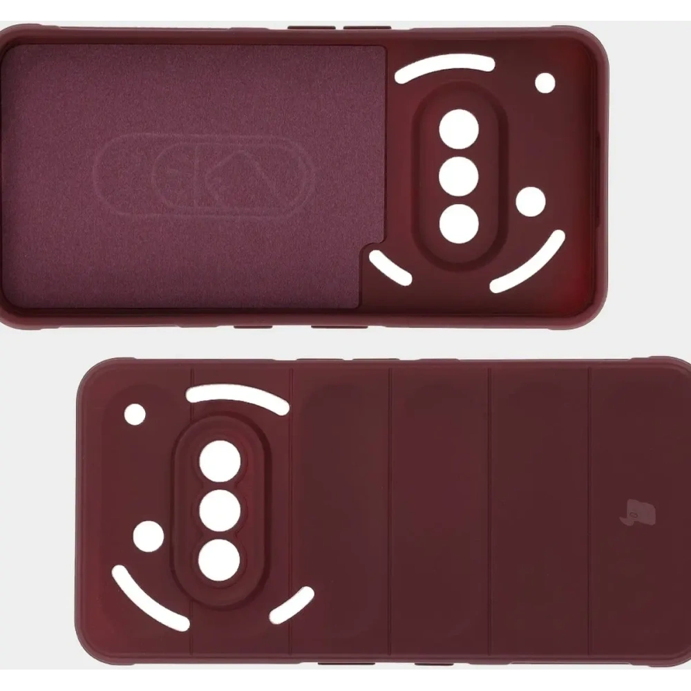 Pancerne etui Bizon Case Tur do Nothing Phone (3a) burgundowe