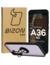 Bizon Case Hybrid Ring Samsung Galaxy A36 5G kouřový s černým rámem