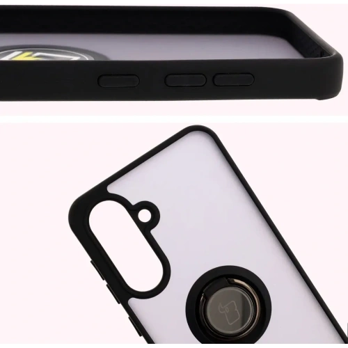Buy Bizon Case Hybrid Ring Samsung Galaxy A36 5G smoky with a black frame - BIZ9055 - {ean13} - Home Screen Store Europe