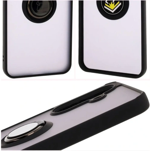 Buy Bizon Case Hybrid Ring Samsung Galaxy A36 5G smoky with a black frame - BIZ9055 - {ean13} - Home Screen Store Europe