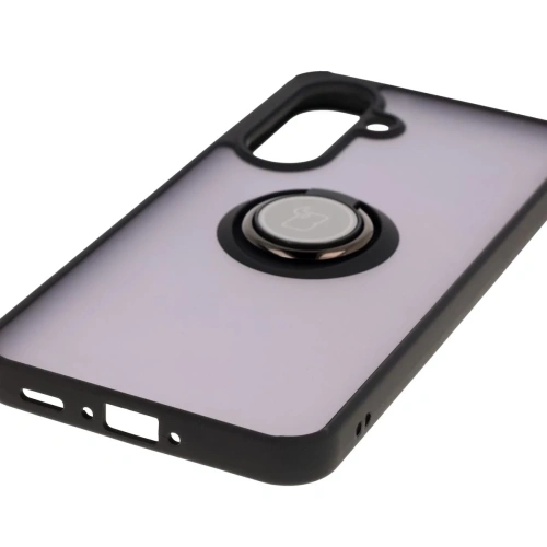 Buy Bizon Case Hybrid Ring Samsung Galaxy A36 5G smoky with a black frame - BIZ9055 - {ean13} - Home Screen Store Europe