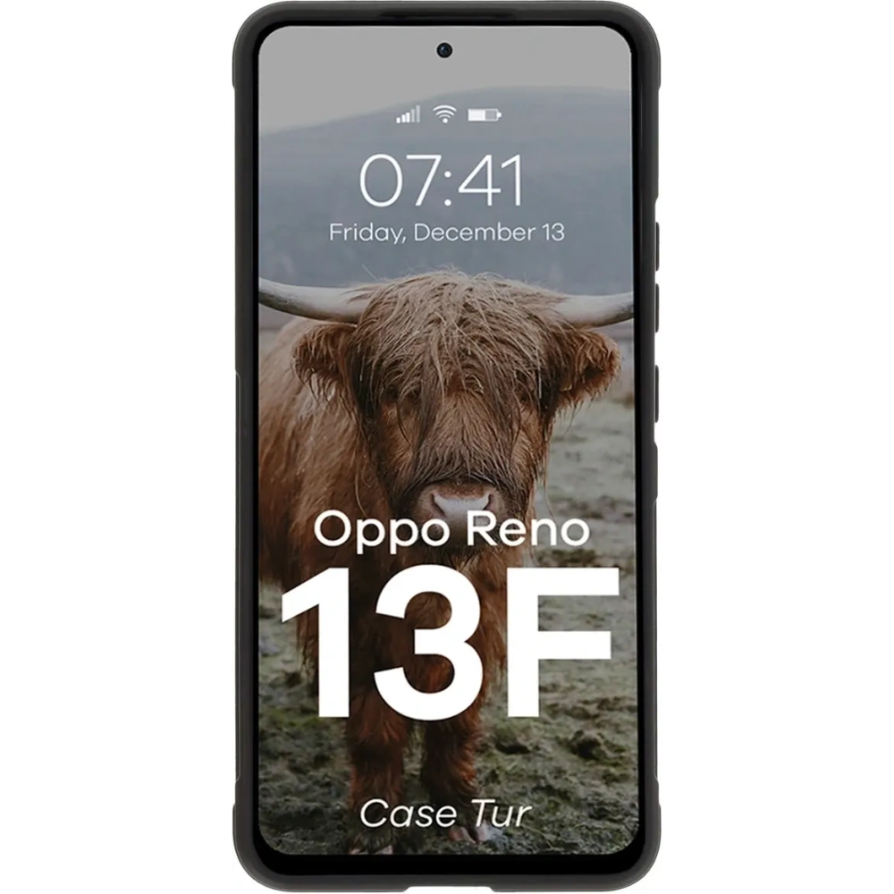 Pancerne etui Bizon Case Tur do Oppo Reno13 F czarne