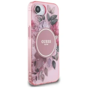Buy Guess IML Flowers MagSafe Apple iPhone 16e pink - GUE4541 - {ean13} - Home Screen Store Europe