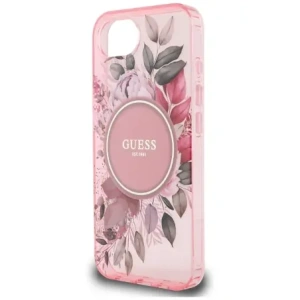 Buy Guess IML Flowers MagSafe Apple iPhone 16e pink - GUE4541 - {ean13} - Home Screen Store Europe