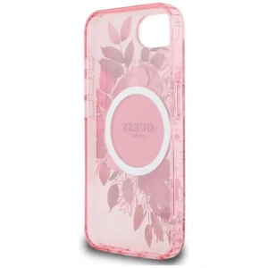 Buy Guess IML Flowers MagSafe Apple iPhone 16e pink - GUE4541 - {ean13} - Home Screen Store Europe