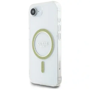 Buy Guess IML Glitter Circle MagSafe Apple iPhone 16e clear - GUE4542 - {ean13} - Home Screen Store Europe