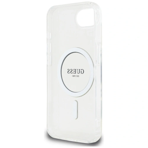 Buy Guess IML Glitter Circle MagSafe Apple iPhone 16e clear - GUE4542 - {ean13} - Home Screen Store Europe
