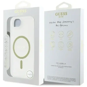 Buy Guess IML Glitter Circle MagSafe Apple iPhone 16e clear - GUE4542 - {ean13} - Home Screen Store Europe