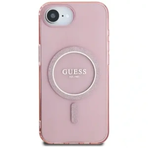 Buy Guess IML Glitter Circle MagSafe Apple iPhone 16e pink - GUE4543 - {ean13} - Home Screen Store Europe
