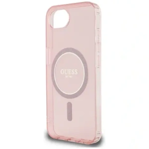 Buy Guess IML Glitter Circle MagSafe Apple iPhone 16e pink - GUE4543 - {ean13} - Home Screen Store Europe
