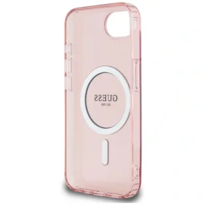 Buy Guess IML Glitter Circle MagSafe Apple iPhone 16e pink - GUE4543 - {ean13} - Home Screen Store Europe