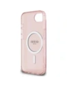 Kup Etui Guess IML Glitter Circle MagSafe do Apple iPhone 16e różowy - GUE4543 - {ean13} - Sklep Home Screen