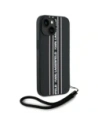 Kup Etui Karl Lagerfeld Saffiano Athleisure Stripes Cord do Apple iPhone 15 czarno-różowy - KLD22026 - {ean13} - Sklep Home Screen