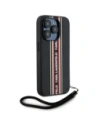 Kup Karl Lagerfeld Saffiano Athleisure Streifen Cord Apple iPhone 15 Pro schwarz-rot - KLD22027 - {ean13} - Sklep Home Screen