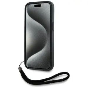 Kup Karl Lagerfeld Saffiano Athleisure Dungi Cord Apple iPhone 15 Pro Max negru-roșu - KLD22029 - {ean13} - Sklep Home Screen