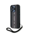 Buy Karl Lagerfeld Saffiano Athleisure Stripes Cord Apple iPhone 15 Pro Max black-pink - KLD22030 - {ean13} - Home Screen Store Europe