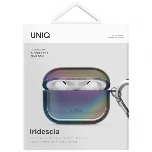 Buy UNIQ Iridescia Apple AirPods Pro 2 Hang Case midnight quartz - UNIQ1533 - {ean13} - Home Screen Store Europe