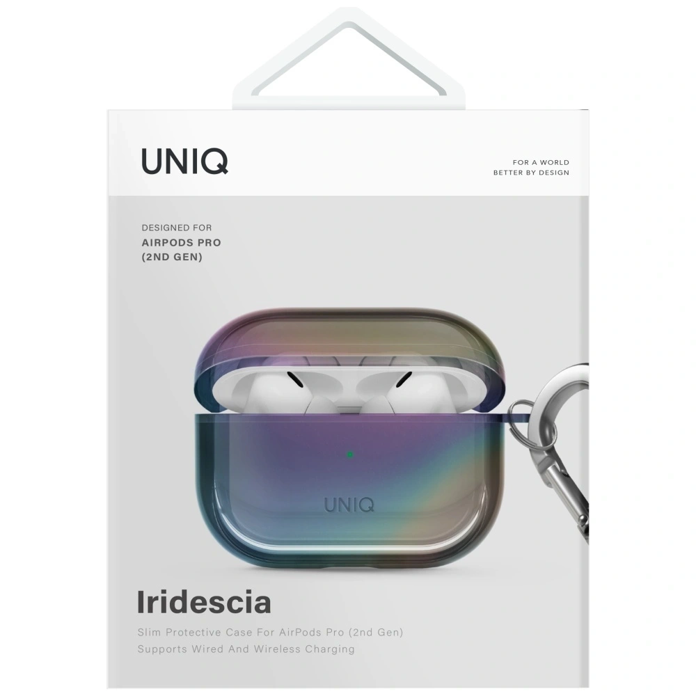 Etui UNIQ Iridescia do Apple AirPods Pro 2 Hang Case midnight quartz