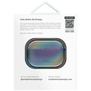 Kup UNIQ Iridescia Apple AirPods Pro 2 Hülle Mitternachtsquarz - UNIQ1533 - {ean13} - Sklep Home Screen