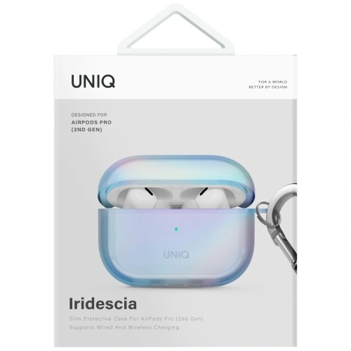 Kup UNIQ Iridescia pouzdro na Apple AirPods Pro 2 modré - UNIQ1534 - {ean13} - Sklep Home Screen