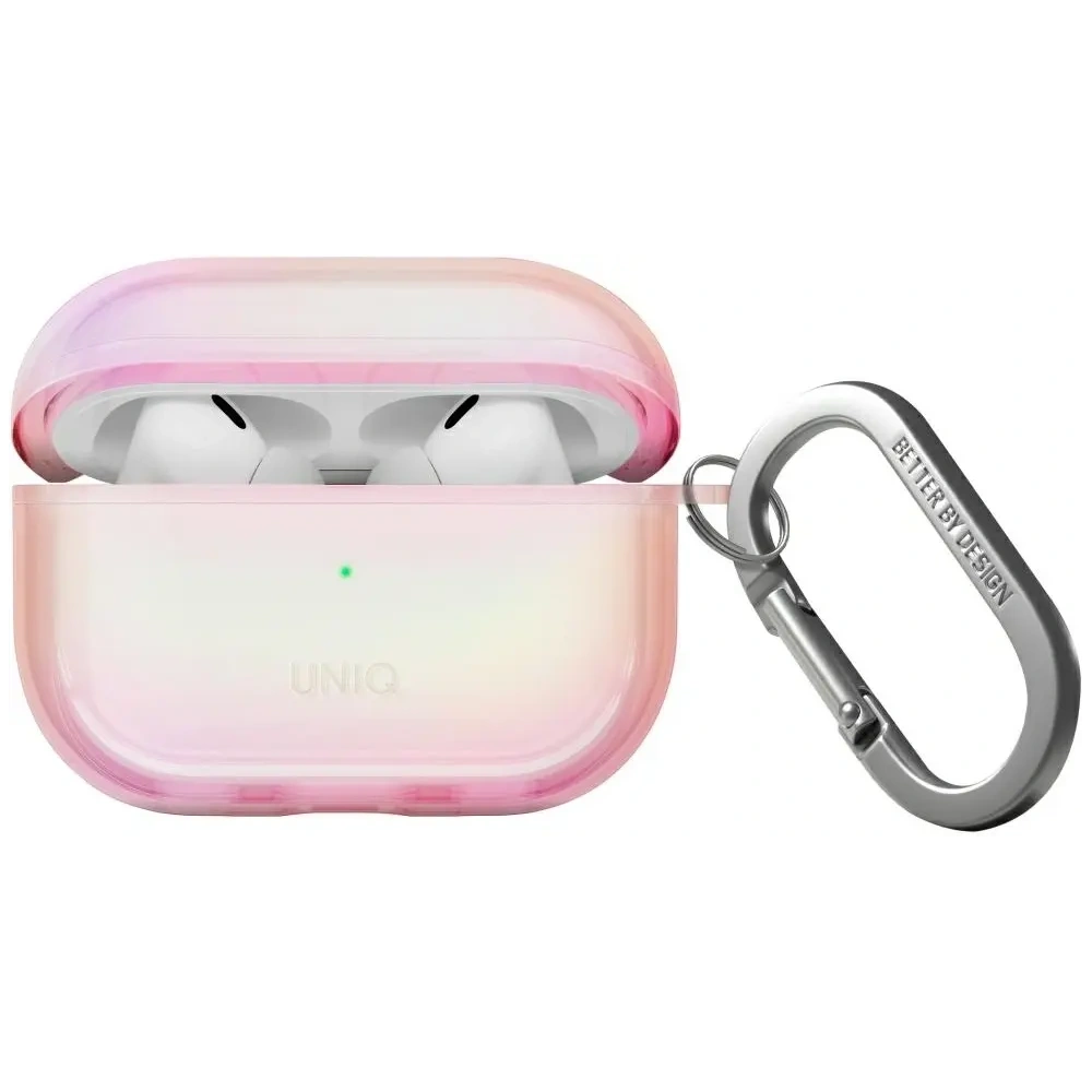 Etui UNIQ Iridescia do Apple AirPods Pro 2 Hang Case pink prism