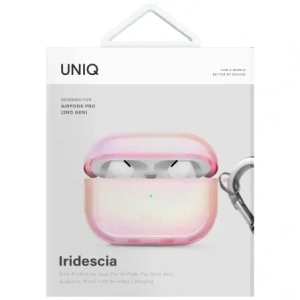 Buy UNIQ Iridescia Apple AirPods Pro 2 Hang Case pink prism - UNIQ1535 - {ean13} - Home Screen Store Europe