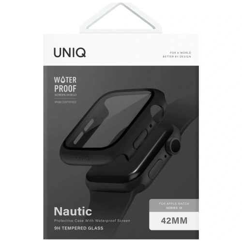 Buy UNIQ Nautic Apple Watch 42mm black - UNIQ1536 - {ean13} - Home Screen Store Europe