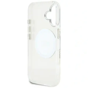 Buy Guess IML Metal Colored Circle Classic Logo MagSafe Apple iPhone 16 white - GUE4544 - {ean13} - Home Screen Store Europe
