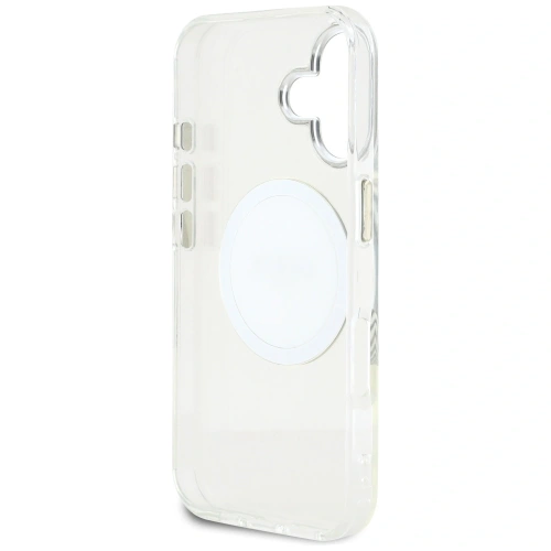 Kup Etui Guess IML Metal Colored Circle Classic Logo MagSafe do Apple iPhone 16 biały - GUE4544 - {ean13} - Sklep Home Screen