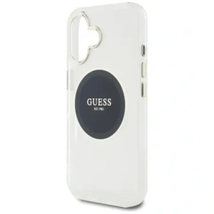 Buy Guess IML Metal Colored Circle Classic Logo MagSafe Apple iPhone 16 black - GUE4545 - {ean13} - Home Screen Store Europe