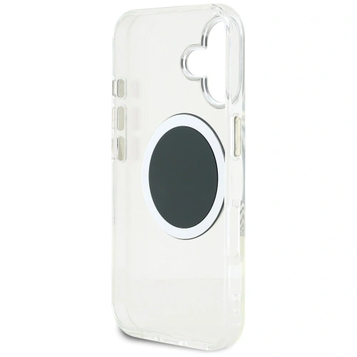 Kup Etui Guess IML Metal Colored Circle Classic Logo MagSafe do Apple iPhone 16 czarny - GUE4545 - {ean13} - Sklep Home Screen