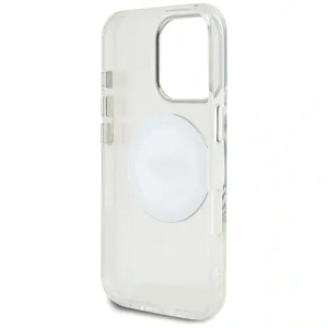Buy Guess IML Metal Colored Circle Classic Logo MagSafe Apple iPhone 16 Pro white - GUE4546 - {ean13} - Home Screen Store Europe