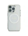 Buy Guess IML Metal Colored Circle Classic Logo MagSafe Apple iPhone 16 Pro Max white - GUE4548 - {ean13} - Home Screen Store Europe