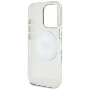 Buy Guess IML Metal Colored Circle Classic Logo MagSafe Apple iPhone 16 Pro Max white - GUE4548 - {ean13} - Home Screen Store Europe