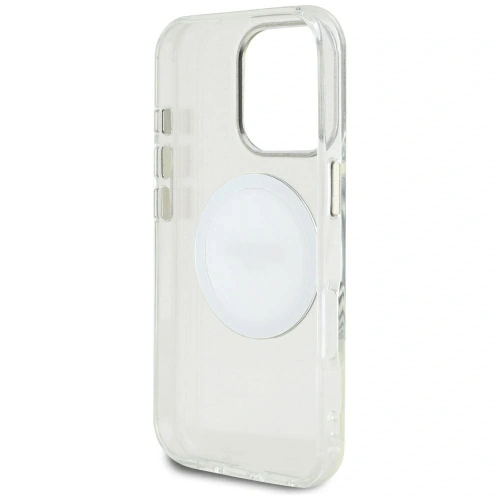 Buy Guess IML Metal Colored Circle Classic Logo MagSafe Apple iPhone 16 Pro Max white - GUE4548 - {ean13} - Home Screen Store Europe