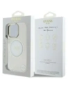 Buy Guess IML Metal Colored Circle Classic Logo MagSafe Apple iPhone 16 Pro Max white - GUE4548 - {ean13} - Home Screen Store Europe
