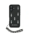 Kup Etui Karl Lagerfeld Saffiano Crystals w/Chain do Apple iPhone 16 czarny - KLD22031 - {ean13} - Sklep Home Screen