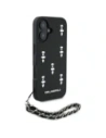 Buy Karl Lagerfeld Saffiano Crystals w/Chain Apple iPhone 16 black - KLD22031 - {ean13} - Home Screen Store Europe