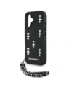 Kup Etui Karl Lagerfeld Saffiano Crystals w/Chain do Apple iPhone 16 czarny - KLD22031 - {ean13} - Sklep Home Screen
