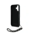 Kup Karl Lagerfeld Saffiano Crystals lánccal Apple iPhone 16 fekete - KLD22031 - {ean13} - Sklep Home Screen