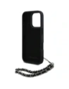 Kup Etui Karl Lagerfeld Saffiano Crystals w/Chain do Apple iPhone 16 Pro Max czarny - KLD22033 - {ean13} - Sklep Home Screen