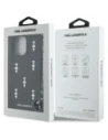 Kup Etui Karl Lagerfeld Saffiano Crystals w/Chain do Apple iPhone 16 Pro Max czarny - KLD22033 - {ean13} - Sklep Home Screen