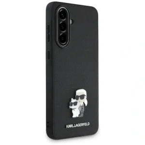 Buy Karl Lagerfeld Saffiano w/ K&C Metal Logo Samsung Galaxy A56 black - KLD22035 - {ean13} - Home Screen Store Europe