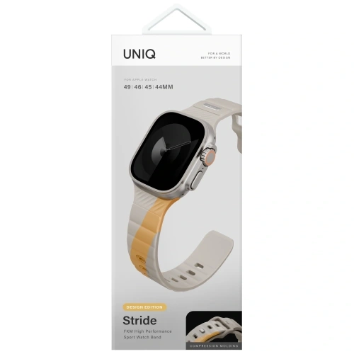 Kup UNIQ Stride De Rubber Apple Watch 6/7/8/9/10/SE/Ultra 1/2 44/45/46/49mm béžová - UNIQ1540 - {ean13} - Sklep Home Screen